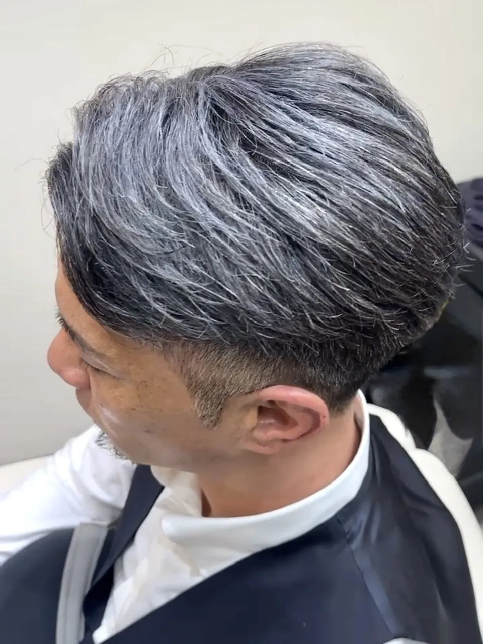 白髪ぼかしハイライト/ビジネスヘア/イケオジヘア
