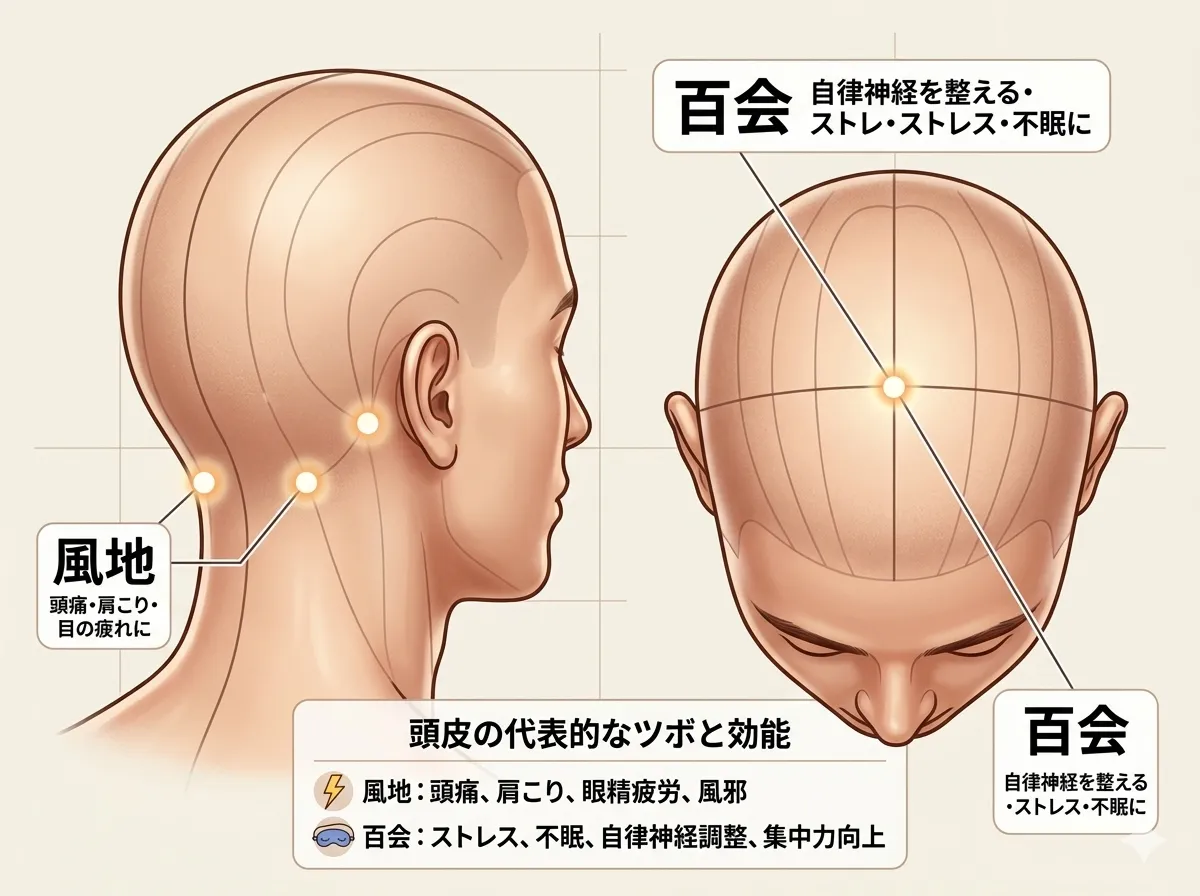 花粉症に効く頭皮のツボ徹底解説